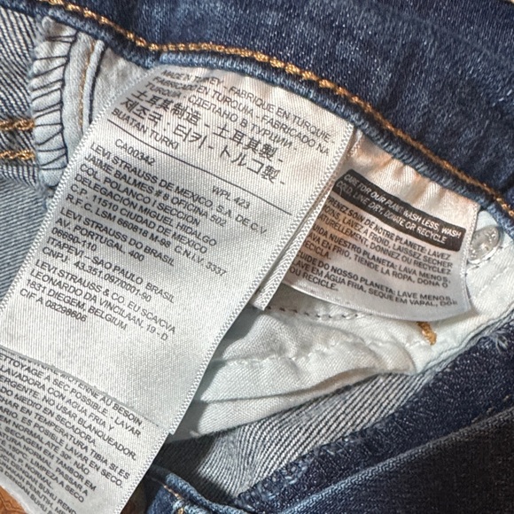 Levi's “Rare Red Tag”Dark Blue Ankle Jeans - Picture 9 of 15